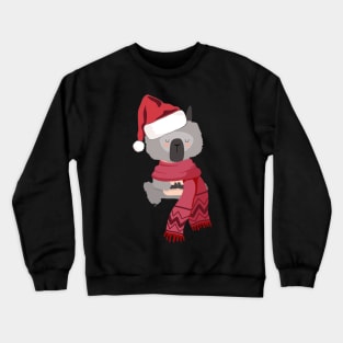 Fa la la llama funny christmas llama design Crewneck Sweatshirt